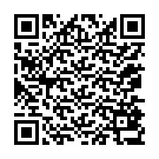 Código QR para número de telefone +12075837658