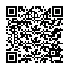 Código QR para número de teléfono +12075837665