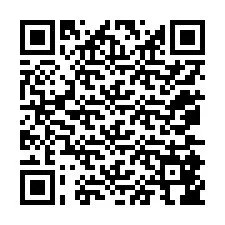 QR Code สำหรับหมายเลขโทรศัพท์ +12075846438