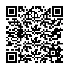 Código QR para número de teléfono +12075846443