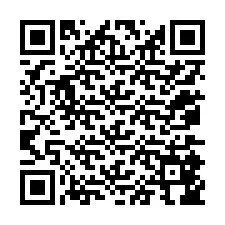 QR Code สำหรับหมายเลขโทรศัพท์ +12075846448