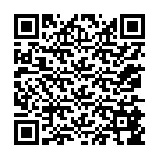 Código QR para número de teléfono +12075846449