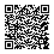 Código QR para número de teléfono +12075846451