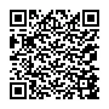 Código QR para número de telefone +12075847130