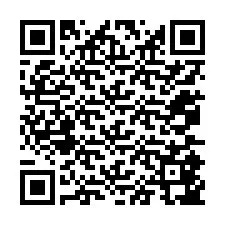 QR-код для номера телефона +12075847133