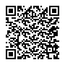 QR Code pour le numéro de téléphone +12075928456