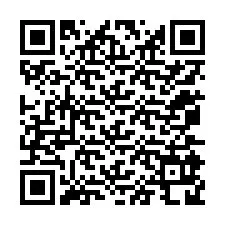 QR код за телефонен номер +12075928464