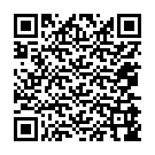 Código QR para número de teléfono +12075946073