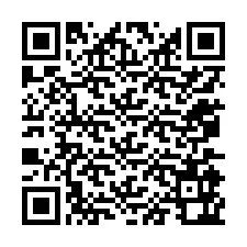 Código QR para número de telefone +12075962556