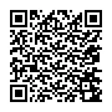 Código QR para número de telefone +12076242746