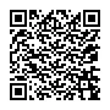 Código QR para número de telefone +12076244508