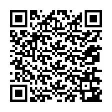 QR-koodi puhelinnumerolle +12076343543