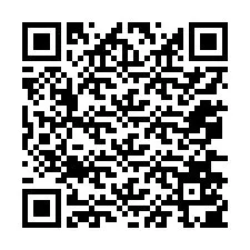 Código QR para número de telefone +12076505767