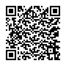 QR Code สำหรับหมายเลขโทรศัพท์ +12076669698