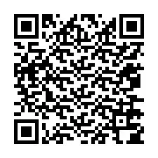 QR код за телефонен номер +12076704892