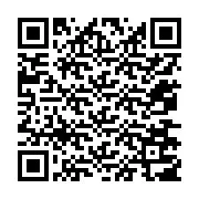 QR Code สำหรับหมายเลขโทรศัพท์ +12076707383