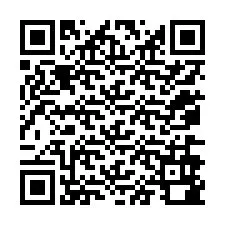 Kode QR untuk nomor Telepon +12076980848