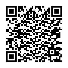 Codice QR per il numero di telefono +12077027563