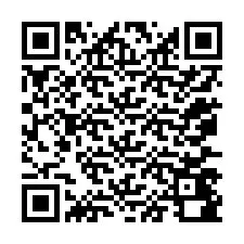 QR Code สำหรับหมายเลขโทรศัพท์ +12077480338