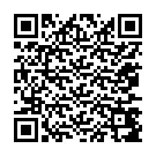 Código QR para número de telefone +12077487436