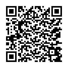 QR kód a telefonszámhoz +12077487438