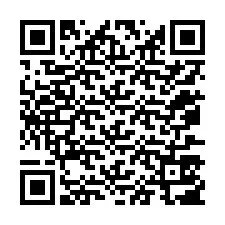 Código QR para número de teléfono +12077507858