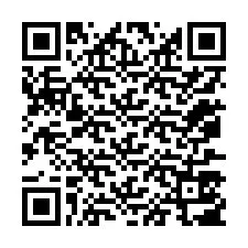 Código QR para número de teléfono +12077507859