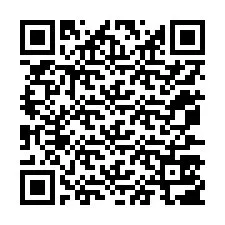 Código QR para número de teléfono +12077507860