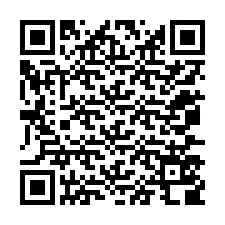 QR-код для номера телефона +12077508634