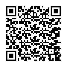 QR Code สำหรับหมายเลขโทรศัพท์ +12077549992