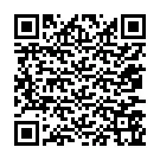 QR-код для номера телефона +12077565186