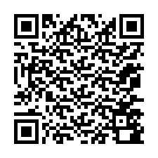 Código QR para número de teléfono +12077580765