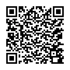 Código QR para número de teléfono +12077580768