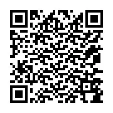 Kode QR untuk nomor Telepon +12077584221