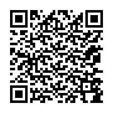 Código QR para número de teléfono +12077584225