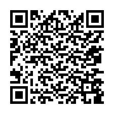 Kode QR untuk nomor Telepon +12077589286