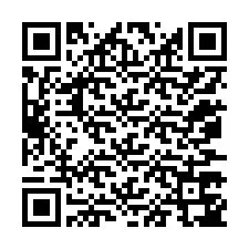 Código QR para número de telefone +12077747898