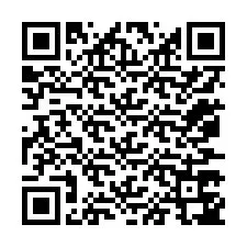 Codice QR per il numero di telefono +12077747899