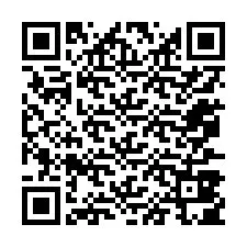 Codice QR per il numero di telefono +12077805877