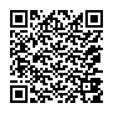 Código QR para número de teléfono +12077805878