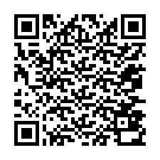 Kode QR untuk nomor Telepon +12077830793