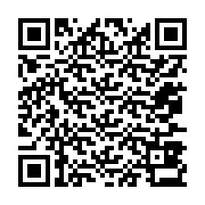 QR Code สำหรับหมายเลขโทรศัพท์ +12077833837