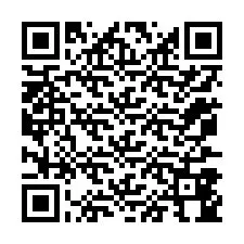 QR-код для номера телефона +12077844061