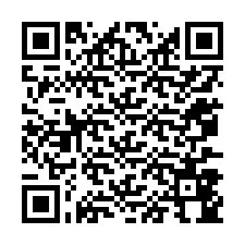 Código QR para número de teléfono +12077844552