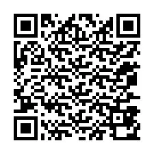 QR-code voor telefoonnummer +12077870064