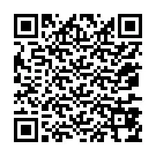 QR-код для номера телефона +12077874408