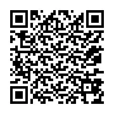 QR-Code für Telefonnummer +12077874409