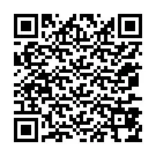 QR Code สำหรับหมายเลขโทรศัพท์ +12077874414