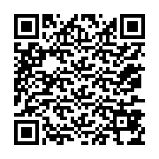 Código QR para número de teléfono +12077874419