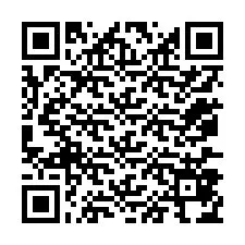 Codice QR per il numero di telefono +12077874619